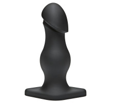 Чёрная анальная пробка TitanMen The Rumpy - 16,5 см.