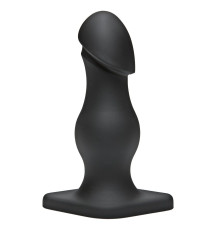 Чёрная анальная пробка TitanMen The Rumpy - 16,5 см.