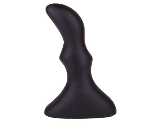 Чёрный плаг изогнутой формы - 10 см.