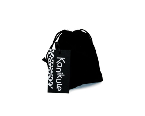 Розовая силиконовая анальная пробка с красным кристаллом - 7 см.