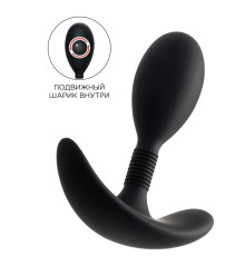 Черная анальная втулка Tord S - 8,5 см.