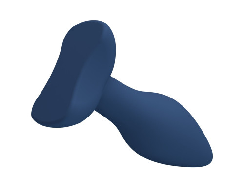 Синяя анальная пробка Bulb Plug - 10,5 см.