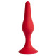 Бордовая анальная пробка Gravity M - 11 см.