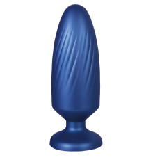 Синяя анальная пробка G Stuck Silicone Anal Plug - 13,5 см.