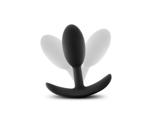 Черный анальный стимулятор Vibra Slim Plug Small - 8,8 см.