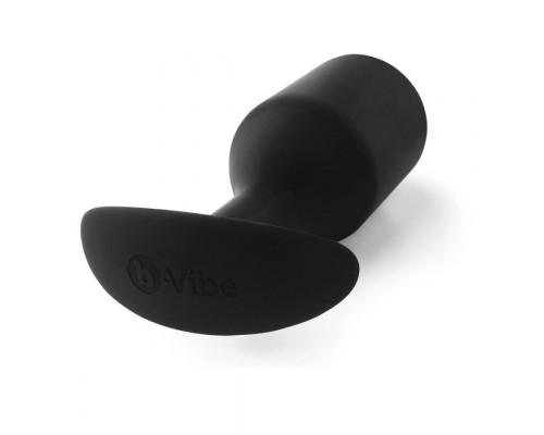 Черная анальная пробка для ношения B-vibe Snug Plug 6 - 17 см.
