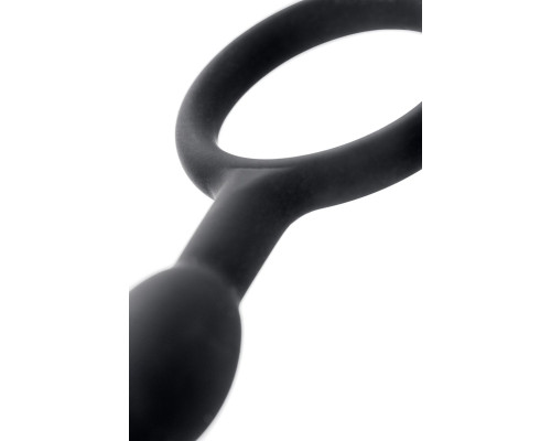 Черная анальная цепочка A-toys - 27,6 см.