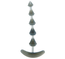 Дымчатая анальная цепочка PLIABLE PROBE - 15 см.