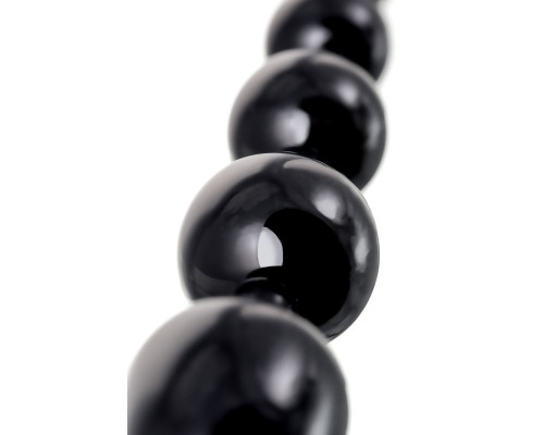 Черная анальная цепочка A-toys - 28,3 см.