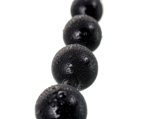 Черная анальная цепочка A-toys - 28,3 см.