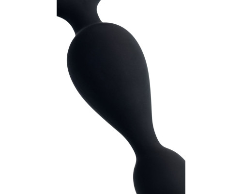 Черная анальная цепочка Aquilae - 18 см.