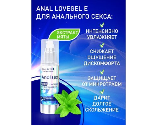 Анальный обезболивающий гель-лубрикант LoveGel E - 55 гр.