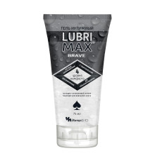 Водно-силиконовый интимный гель-смазка Lubrimax Brave - 75 мл.