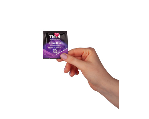 Гель-лубрикант Intim bluz в одноразовой упаковке - 4 гр.
