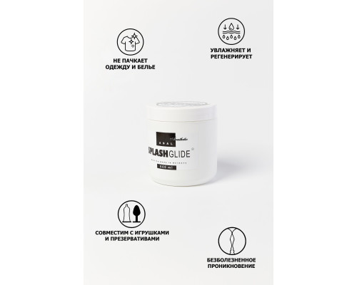Анальный гель-лубрикант на водной основе SPLASHGLIDE ANAL ANESTHETIC FIST SIZE - 600 мл.