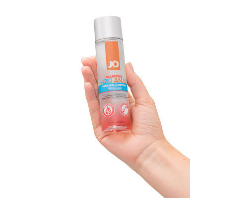 Анальный согревающий лубрикант на водной основе JO Anal H2O Warming - 120 мл.