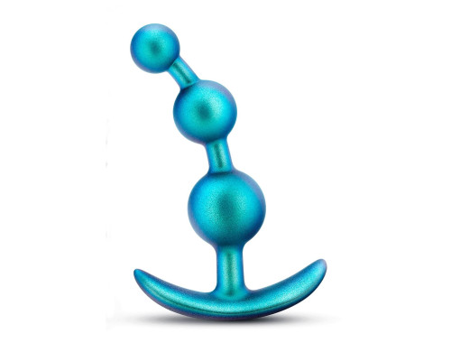 Бирюзовый анальный стимулятор The Gamma Plug - 13,3 см.