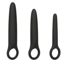 Набор из 3 черных анальных расширителей Boundless Dilator Trio