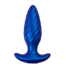 Синяя анальная вибровтулка Closs с управлением через приложение