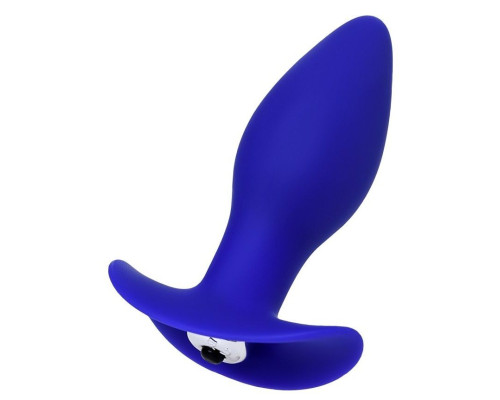 Синяя анальная вибровтулка Fancy - 10,7 см.