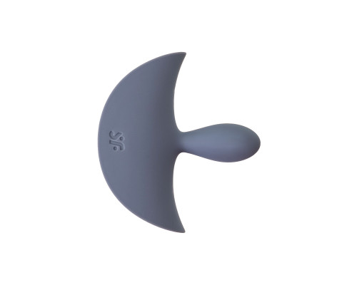 Серая анальная вибровтулка Booty Absolute Beginners 2 - 7,9 см.