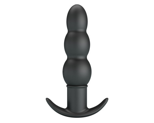 Черный анальный вибростимулятор Aeaeas - 11 см.
