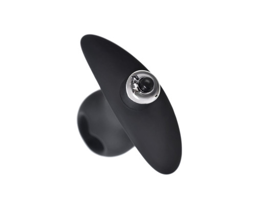 Черная анальная вибровтулка Cordis S - 10,5 см.