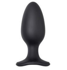 Черная анальная вибропробка HUSH 2 Size L - 12,1 см.