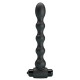 Черный анальный вибромассажер Lynn - 18,2 см.