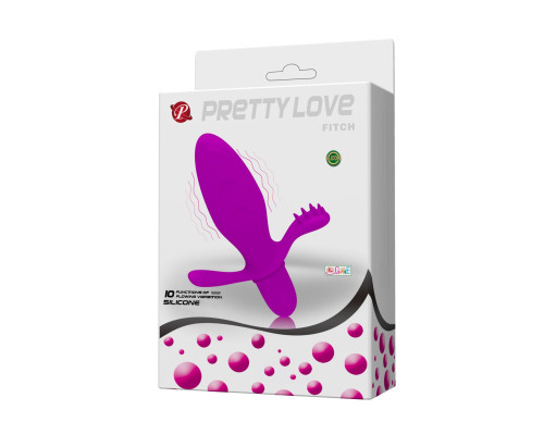 Анальный стимулятор с вибрацией Fitch - 11,4 см.