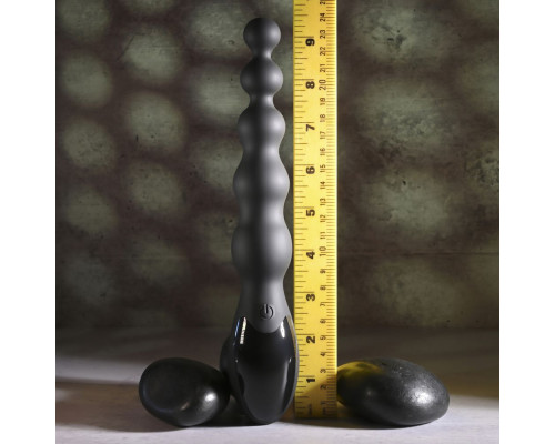 Черный анальный вибростимулятор Backdoor Baton - 24,1 см.