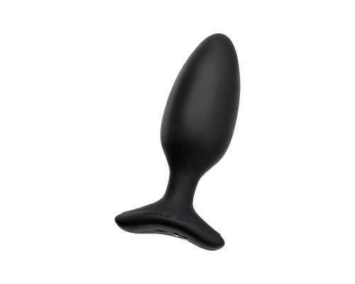 Черная анальная втулка LOVENSE Hush 2 (M) - 13,5 см.