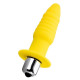 Желтая анальная вибровтулка Lancy - 11 см.