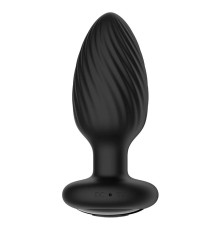 Черная анальная вибровтулка Nexus Tornado Medium с функцией вращения