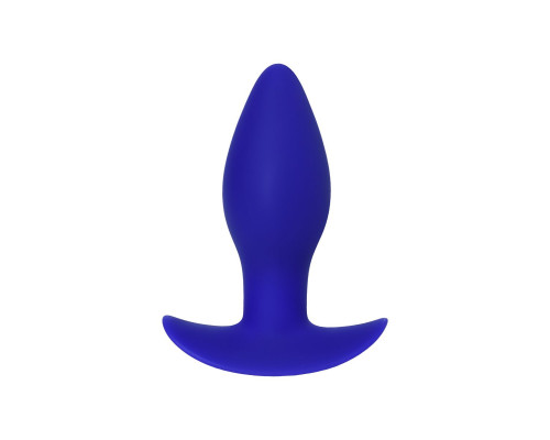 Синяя анальная вибровтулка Fancy - 10,7 см.