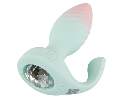 Анальная пробка JUVELA RC Butt Plug с пультом ДУ - 11,5 см.