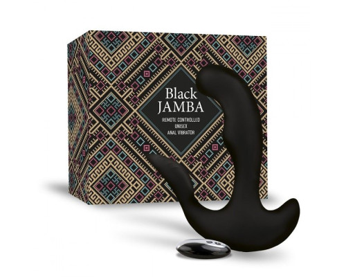Универсальный анальный массажер Black Jamba Anal Vibrator - 12 см.