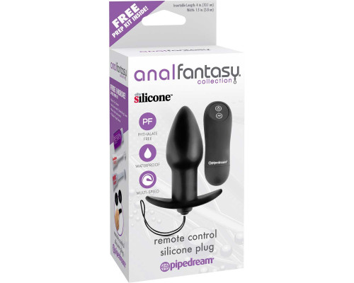 Анальная вибро-пробка с дистанционным управлением. Серия Anal Fantasy.