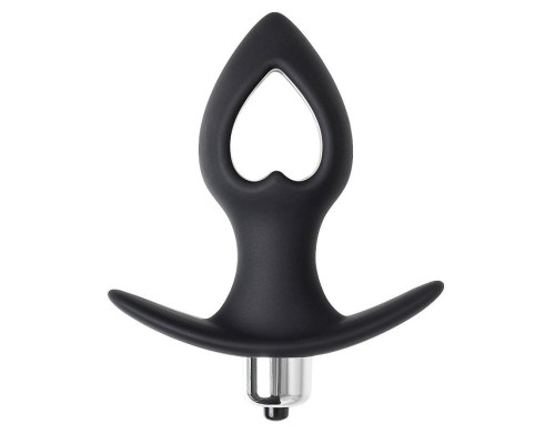 Черная анальная вибровтулка Cordis S - 10,5 см.