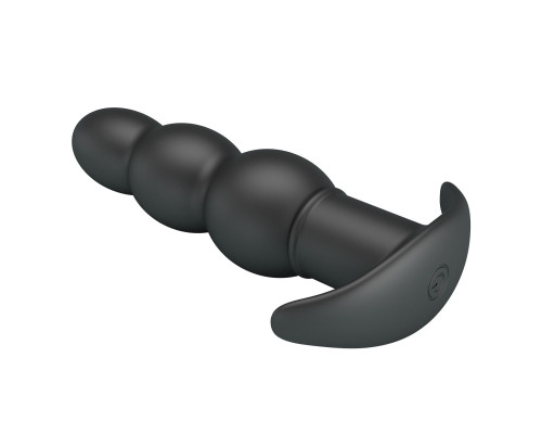 Черный анальный вибростимулятор Aeaeas - 11 см.