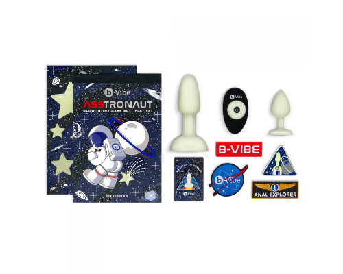 Набор ASStronaut из 2 светящихся в темноте пробок