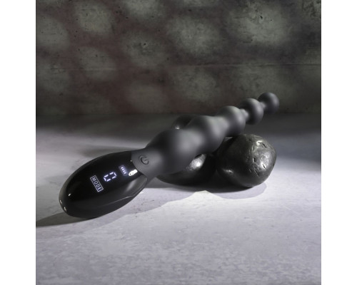 Черный анальный вибростимулятор Backdoor Baton - 24,1 см.