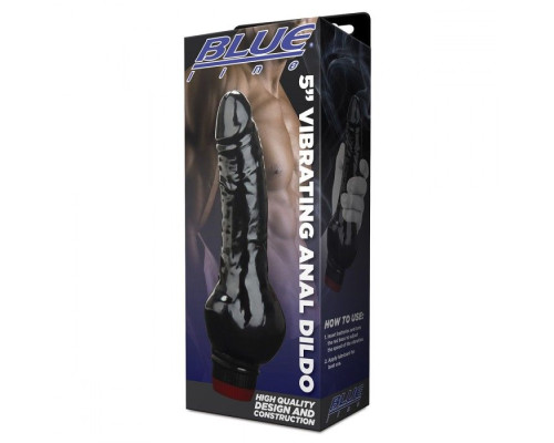 Черный анальный вибратор 5  Vibrating Anal Dildo