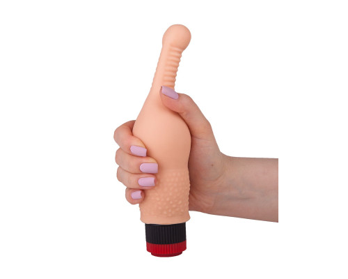 Анальный вибромассажер с тонким кончиком - 18,8 см.