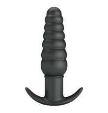 Черный анальный вибростимулятор Aeolis - 11 см.