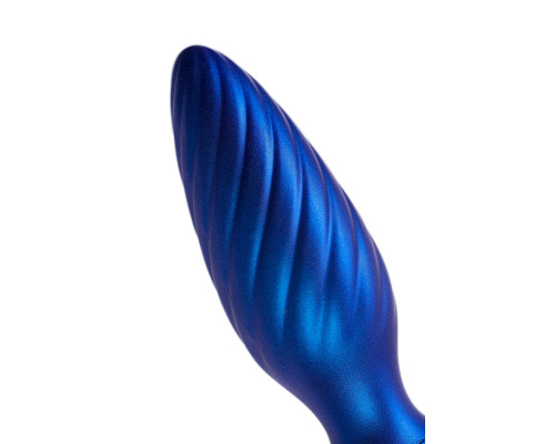 Синяя анальная вибровтулка Closs с управлением через приложение