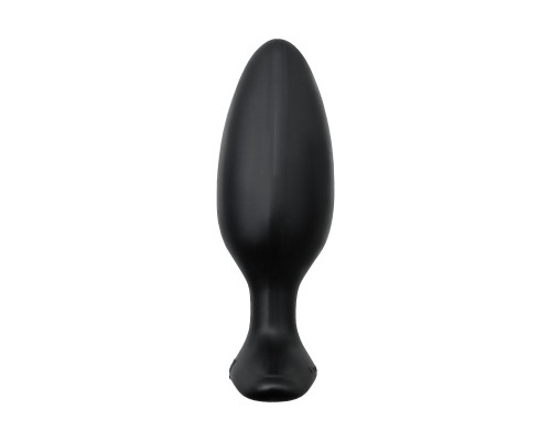 Черная анальная втулка LOVENSE Hush 2 (M) - 13,5 см.