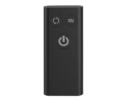 Черная анальная виброёлочка Nexus Tornado Beaded Probe с функцией вращения