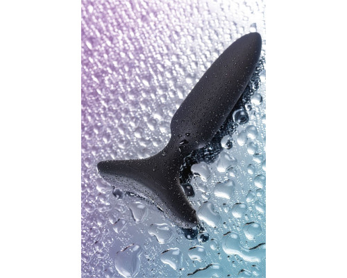 Черная анальная вибропробка HUSH 2 Size S - 12,1 см.