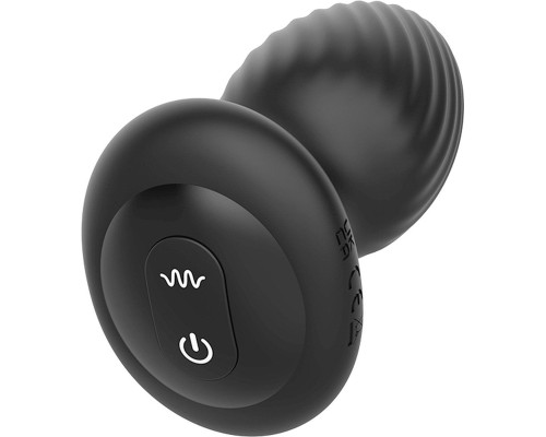 Черная анальная вибровтулка Nexus Tornado Large с функцией вращения